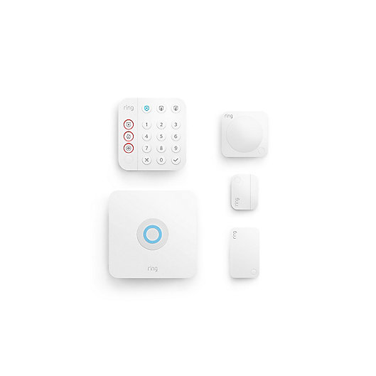 Alternate image 1 for Ring 5-Piece Alarm Home Security Kit in White