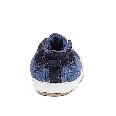 NEW Robeez Stylish Steve Soft Soles Canvas Baby Shoes Baby Boy Navy Blue 
