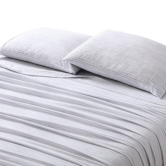 Alternate image 1 for Azalea Skye® Oshun Washed Cotton Sheet Set in Grey