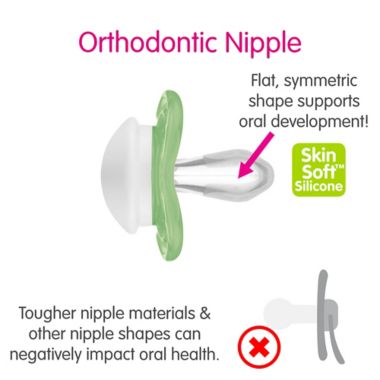 MAM Mini Air Age 0-6 Months Pacifier in Blue (2-Pack). View a larger version of this product image.