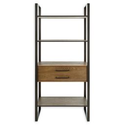 Safavieh Skylar 4-Shelf 1-Drawer Etagere in Gunmetal