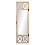 Patton Wall D&eacute;cor 19-Inch x 60-Inch Wood Leaner Mirror in Natural