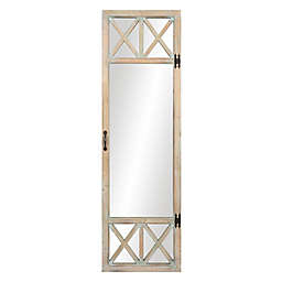 Patton Wall Décor 19-Inch x 60-Inch Wood Leaner Mirror in Natural