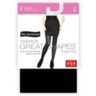 Alternate image 0 for No Nonsense&reg; Large Women's Shapes Diamond Texture Control Top Tight in Black