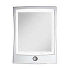 Alternate image 3 for Squared Away&trade; LED Fogless Shaving Mirror in Silver