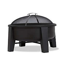 Real Flame® Forsyth Wood Burning Fire Pit in Black