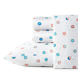 Poppy & Fritz® Polka Donuts Cotton Percale Twin Multicolor Sheet Set