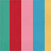 H for Happy&trade; 36-Count Hearts and Stripes Two Tone Lunch Napkins