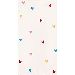 H for Happy™ 36-Count Hearts and Stripes Valentine's Day Guest Towels