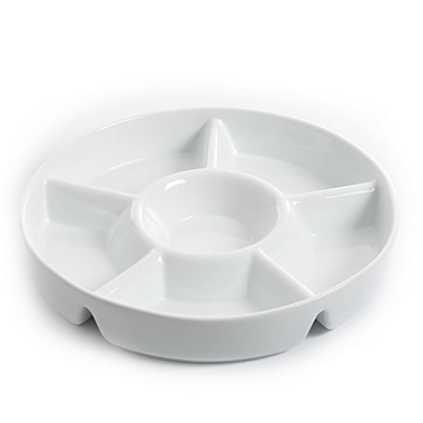 Our Table&trade; Simply White Chip and Dip Server. View a larger version of this product image.