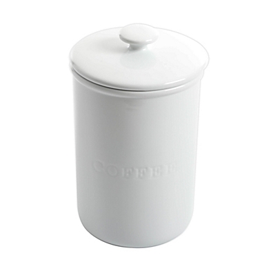 Our Table&trade; Simply White Coffee Canister. View a larger version of this product image.