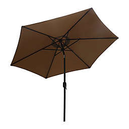 Boyel Living 9-Foot Outdoor Market Umbrella in Brown