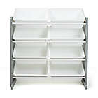 Alternate image 1 for Humble Crew Toy Storage Organizer with 8 Large Storage Bins in Grey