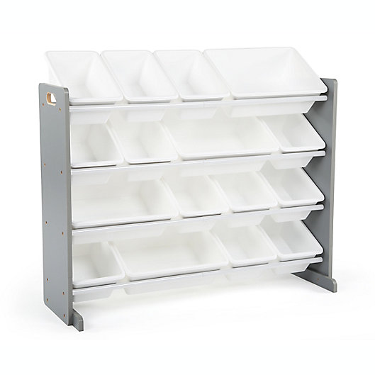 Alternate image 1 for Humble Crew Super-Sized Toy Organizer in Grey/White