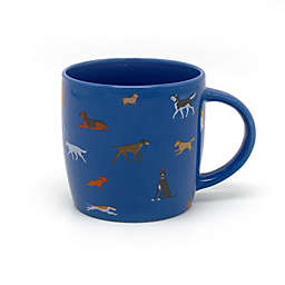 Dogs 18 oz. Coffee Mug in Blue