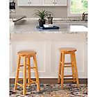 Alternate image 1 for Classic 24-Inch Wood Counter Stool with Round Seat in Natural Finish