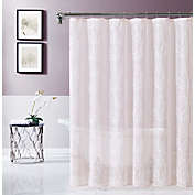 Dainty Home 70-Inch x 72-Inch Stella Embroidered Shower Curtain in Blush