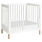 Alternate image 1 for Babyletto Gelato 4-in-1 Mini Crib/Twin Bed in White