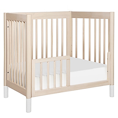 Babyletto Gelato 4-in-1 Mini Crib/Twin Bed in Natural. View a larger version of this product image.