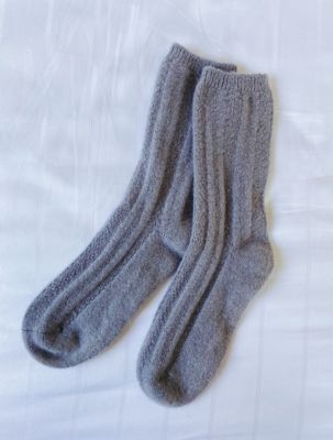 Nestwell&trade; Cashmere Bed Socks in Sharkskin