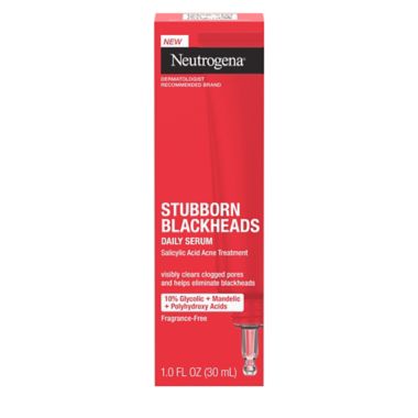 Neutrogena&reg; 1 oz. Stubborn Acne Blackheads Daily Serum. View a larger version of this product image.
