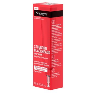 Neutrogena&reg; 1 oz. Stubborn Acne Blackheads Daily Serum. View a larger version of this product image.