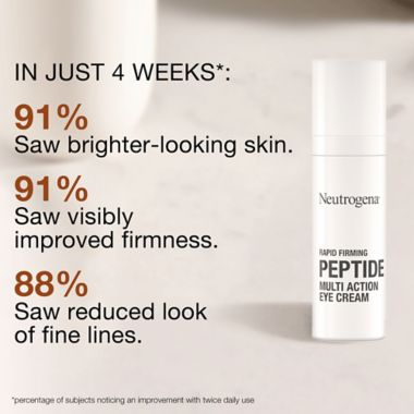 Neutrogena&reg; 0.5 oz. Rapid Firming Peptide Eye Cream. View a larger version of this product image.