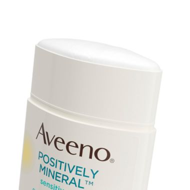 Aveeno&reg; Positively Mineral&trade; 1.5 oz. Sensitive Skin Sunscreen Stick SPF 50. View a larger version of this product image.