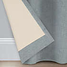 Alternate image 1 for Bee & Willow&trade; Textured Solid 95-Inch Rod Pocket/Back Tab Curtain Panel in Navy (Single)