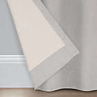 Alternate image 1 for Bee & Willow&trade; Textured Solid 84-Inch Rod Pocket/Back Tab Curtain Panel in Grey (Single)