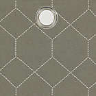 Alternate image 2 for Simply Essential&trade; Woven Honeycomb 84-Inch Grommet Light Filtering Curtain in Grey (Single)