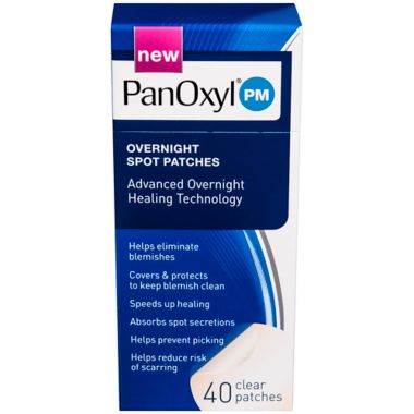 PanOxyl&reg; 40-Count PM Overnight Spot Patches. View a larger version of this product image.