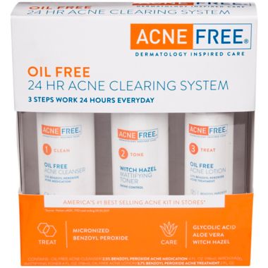 Acne Free&reg; Oil Free 24-Hour Acne Clearing System. View a larger version of this product image.