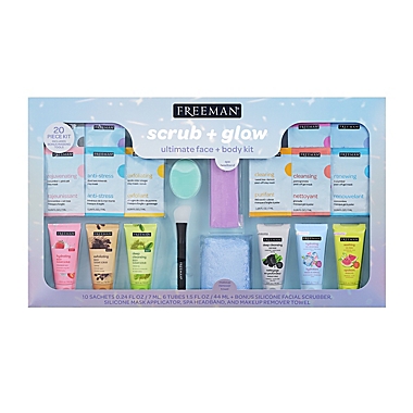 Freeman&reg; 20-Piece Scrub + Glow Ultimate Face + Body Kit. View a larger version of this product image.