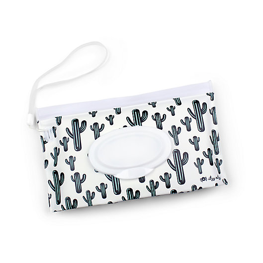 Itzy Ritzy Reusable Wipe Pouch Includes Silicone Wristlet Strap Take & Travel Pouch Holds Up To 30 Wet Wipes Leopard