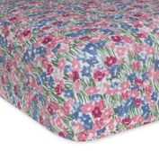 Burt's Bees Baby&reg; Organic Cotton Flower Fields Fitted Crib Sheet