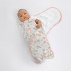 Alternate image 2 for Ingenuity Farewell Fuss&trade; 2-Pack Easy-Wrap Baby Swaddles in Posy