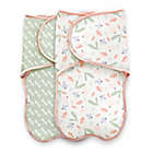 Alternate image 0 for Ingenuity Farewell Fuss&trade; 2-Pack Easy-Wrap Baby Swaddles in Posy