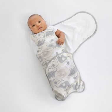Ingenuity Farewell Fuss&trade; 2-Pack Easy-Wrap Baby Swaddles in Grazer. View a larger version of this product image.