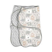 Ingenuity Farewell Fuss&trade; 2-Pack Easy-Wrap Baby Swaddles in Grazer
