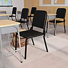 Alternate image 1 for Flash Furniture Melody Band Stacking Chair in Black