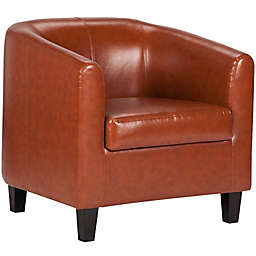 Flash Furniture 28-Inch Leather Reception Chair