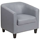 Alternate image 0 for Flash Furniture 28-Inch Leather Reception Chair in Grey
