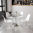 Alternate image 1 for Flash Furniture 39.25-Inch Round Glass Table in Chrome