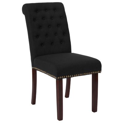 Black Upholstered Dining Room Chairs, Black Dining Chairs Upholstered Seat
