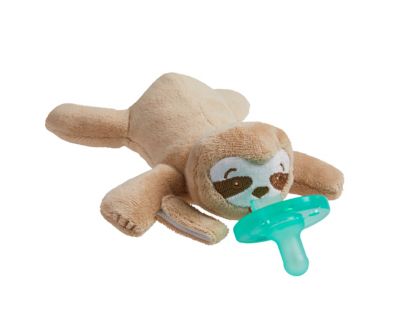 Philips Avent Soothie Snuggle Pacifier, 0m+, Sloth, Grey, 1 pack, SCF347/07