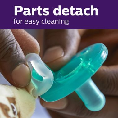 Philips Avent Soothie Snuggle Sloth Pacifier. View a larger version of this product image.