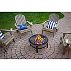 Alternate image 5 for UniFlame&reg; Endless Summer&reg; Wood Burning Outdoor Fire Pit in Brushed Copper