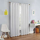 Alternate image 1 for Eclipse Kate 54-Inch Rod Pocket Room Darkening Window Curtain Panel in White (Single)