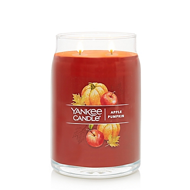 Yankee Candle&reg; Apple Pumpkin Signature Collection 20 oz. Large Jar Candle. View a larger version of this product image.